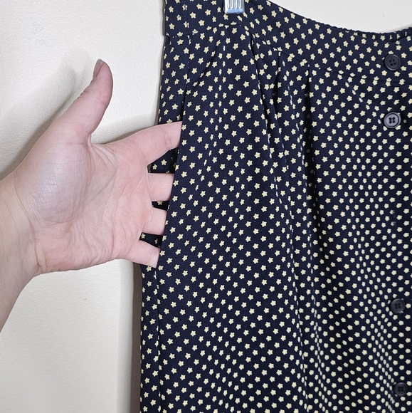 Leslie Fay vintage button down skirt size 14 - Picture 4 of 8